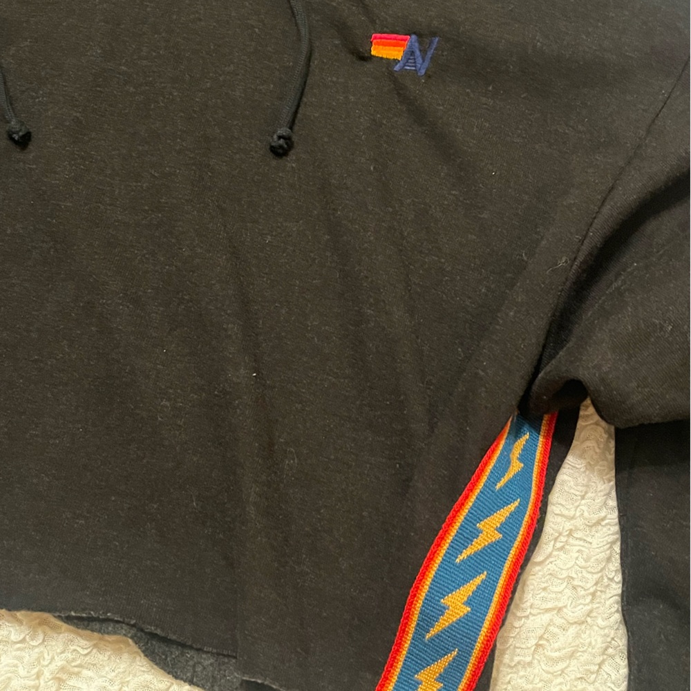 Aviator Nation Cropped Hoodie - Picture 2 of 4